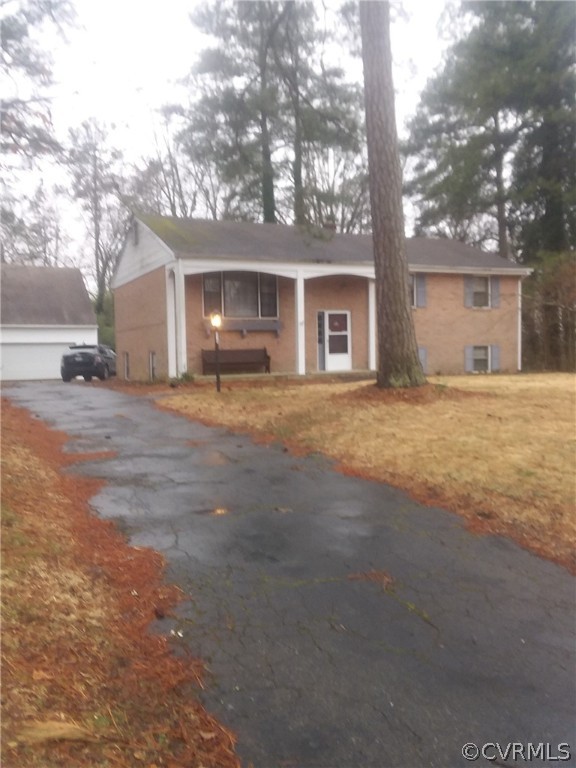 315 Treva Road Sandston, VA 23150 - Photo 1 of 19 front view with 2 car gargae