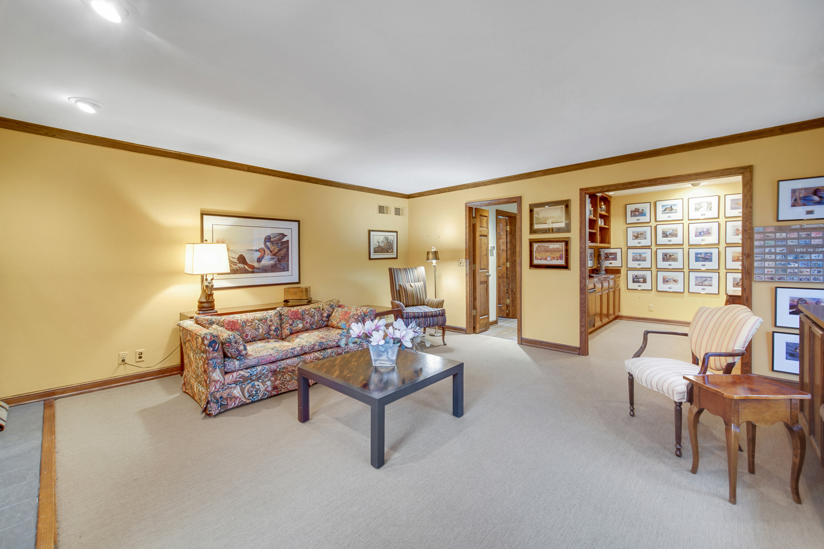 1380 Hampton Course St. Charles, IL 60174 - Photo 12 of 35 a living room with furniture and a floor to ceiling window