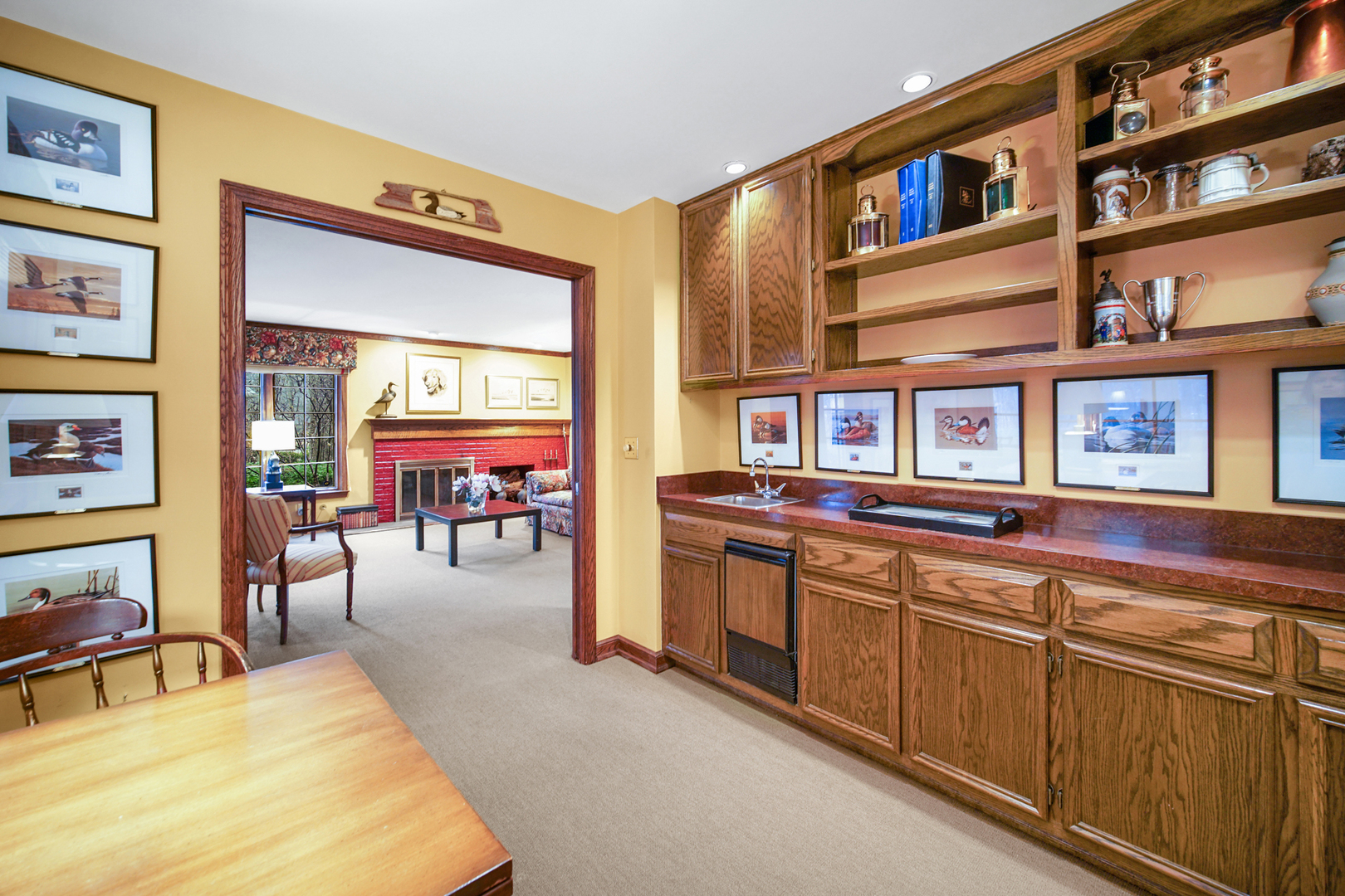 1380 Hampton Course St. Charles, IL 60174 - Photo 14 of 35 a living room with stainless steel appliances kitchen island granite countertop a stove and a large window