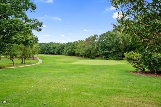 an aerial view of a house having outdoor space