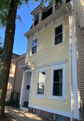 a view of a house with a door
