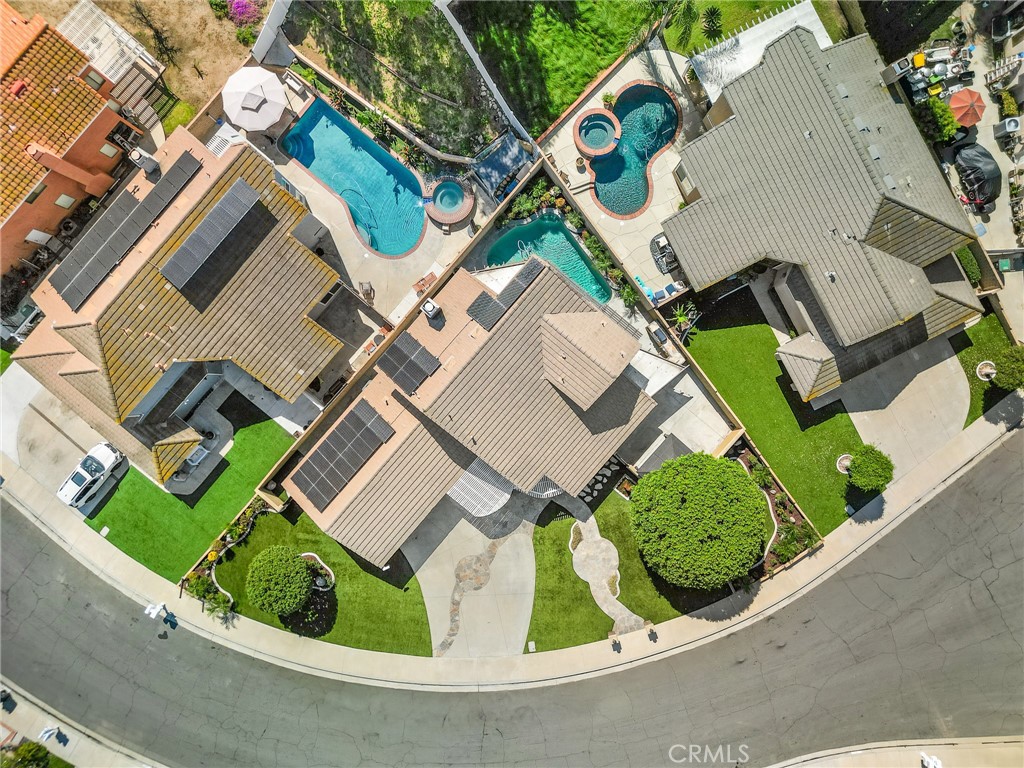 16825 Winterbrook Circle Riverside, CA 92503 - Photo 39 of 42 an aerial view of a house with a garden and deck
