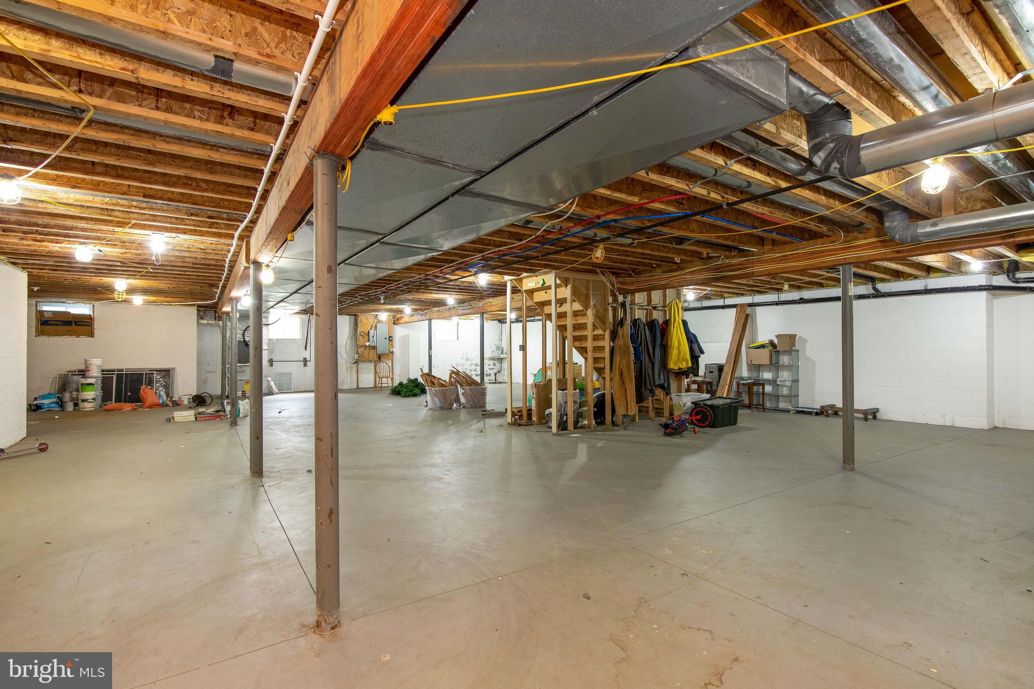 324 East Lake Road Pilesgrove, NJ 08098 - Photo 65 of 75 Full basement with Garage Access
