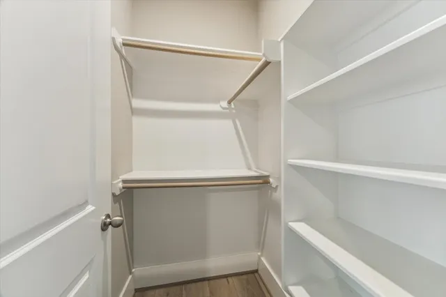 a view of walk in closet