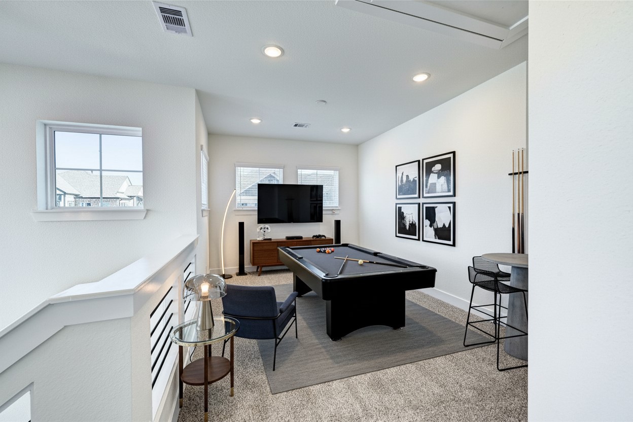 7643 Meadow Mouse Lane Katy, TX 77493 - Photo 14 of 35 a view of a workspace with furniture and a window