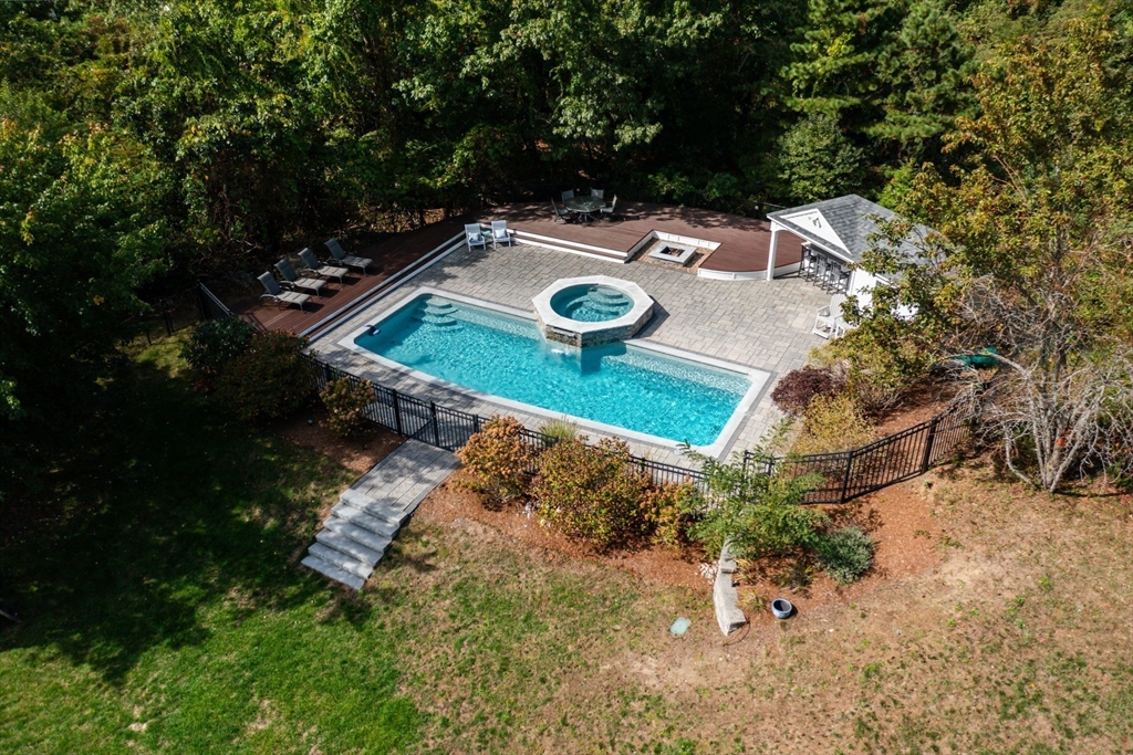 72 Pilgrim Trail Marshfield, MA 02050 - Photo 39 of 42 an aerial view of a house with yard swimming pool and outdoor seating