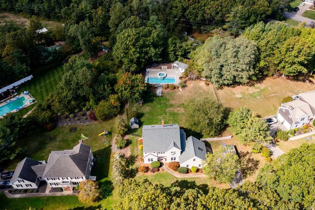 72 Pilgrim Trail Marshfield, MA 02050 - Photo 4 of 42 an aerial view of a house with yard swimming pool and outdoor seating