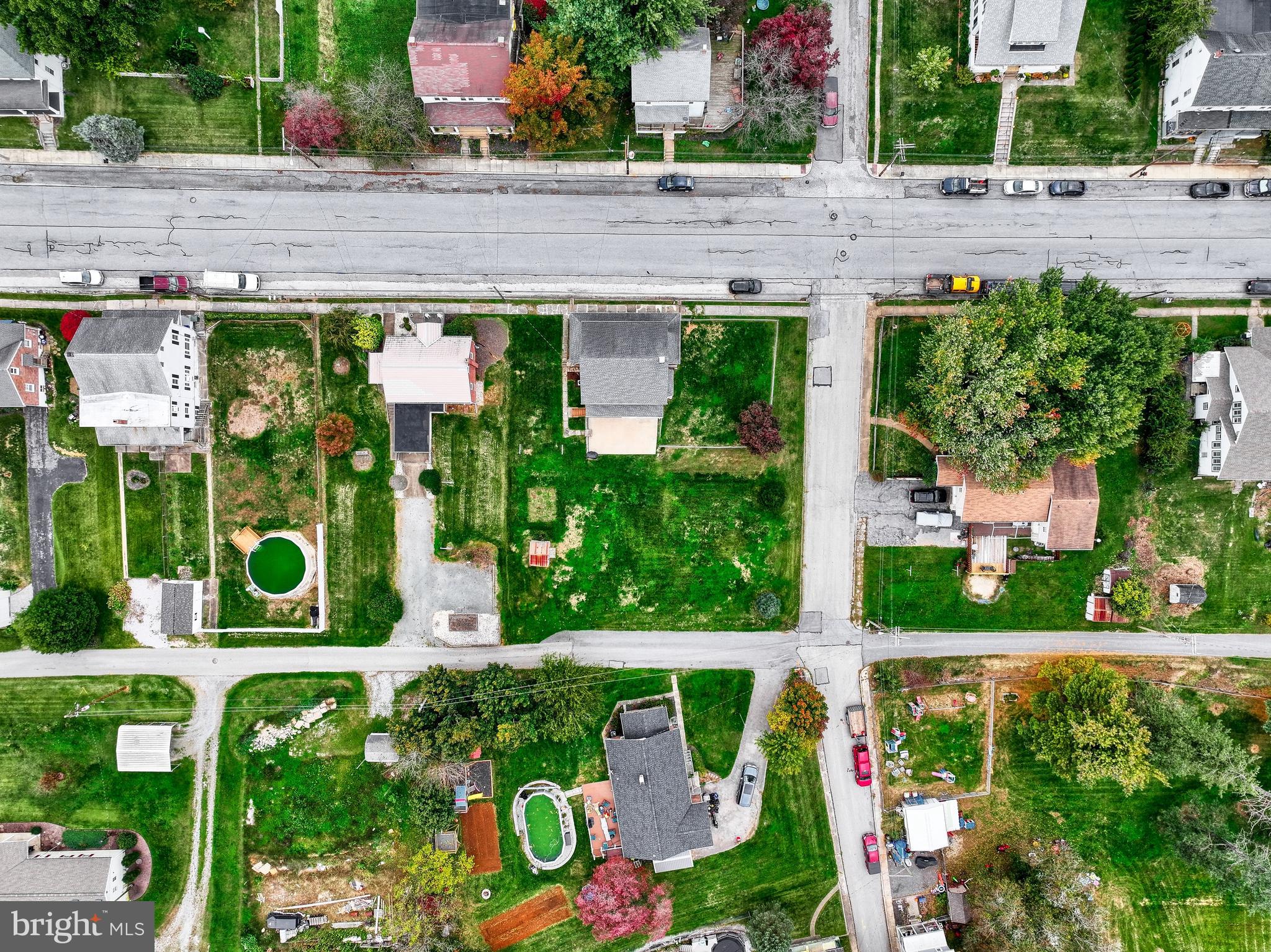 3 West High Street Windsor, PA 17366 - Photo 22 of 63 a aerial view of a house with a yard and potted plants