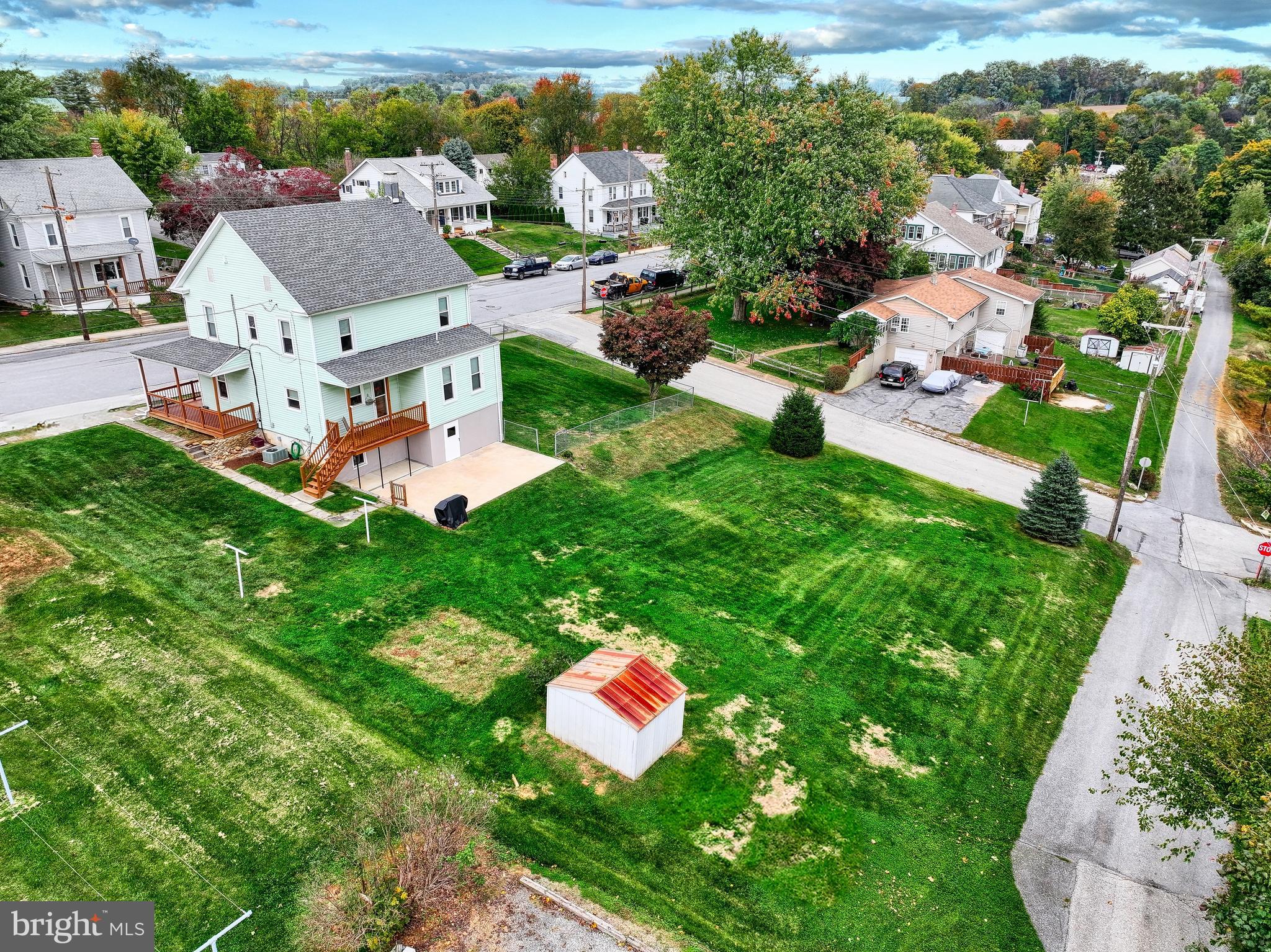 3 West High Street Windsor, PA 17366 - Photo 25 of 63 an aerial view of multiple houses with yard