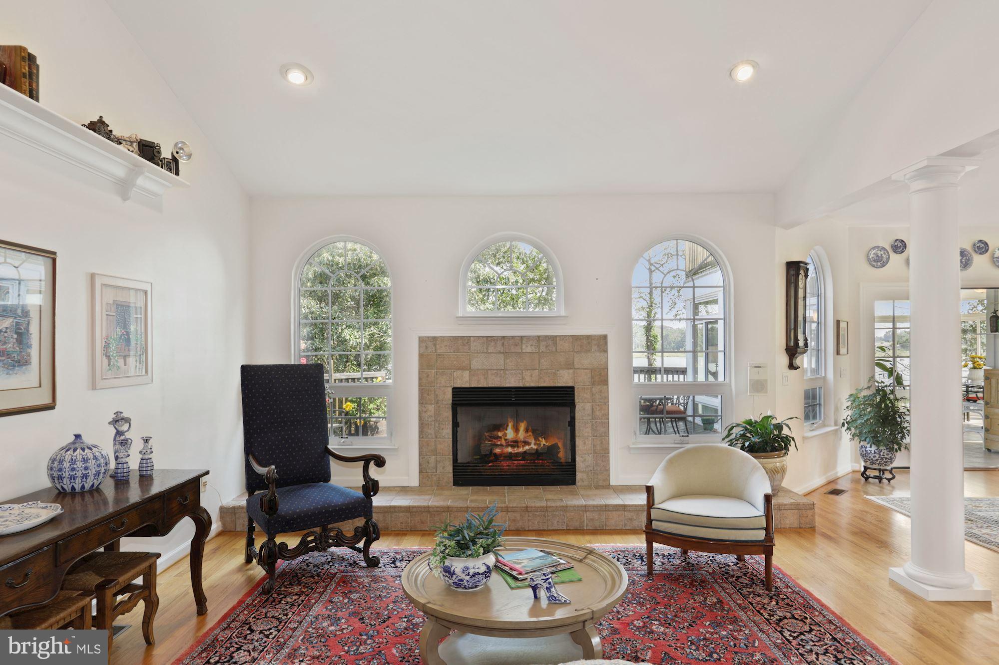 123 Riverview Drive Dagsboro, DE 19939 - Photo 12 of 55 Great Room Adorned with Gas Fireplace
