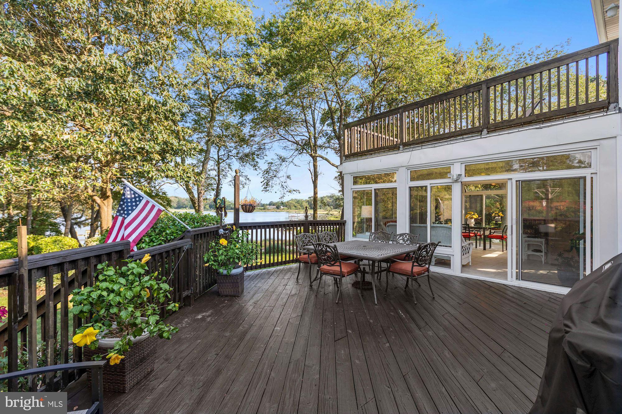 123 Riverview Drive Dagsboro, DE 19939 - Photo 18 of 55 Spacious Rear Deck Boasting Stunning Views