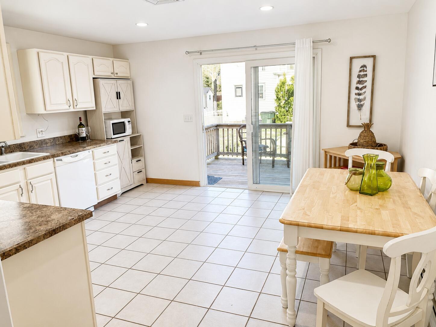 34 10th Street South Edgartown, MA 02539 - Photo 6 of 20 a large white kitchen with a stove a sink and white cabinets