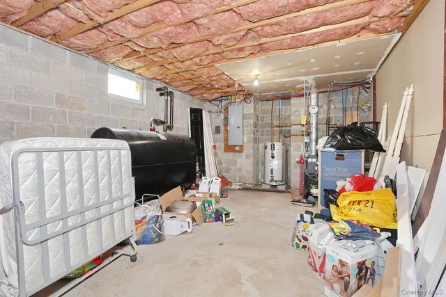 a bathroom with a tub and a shower