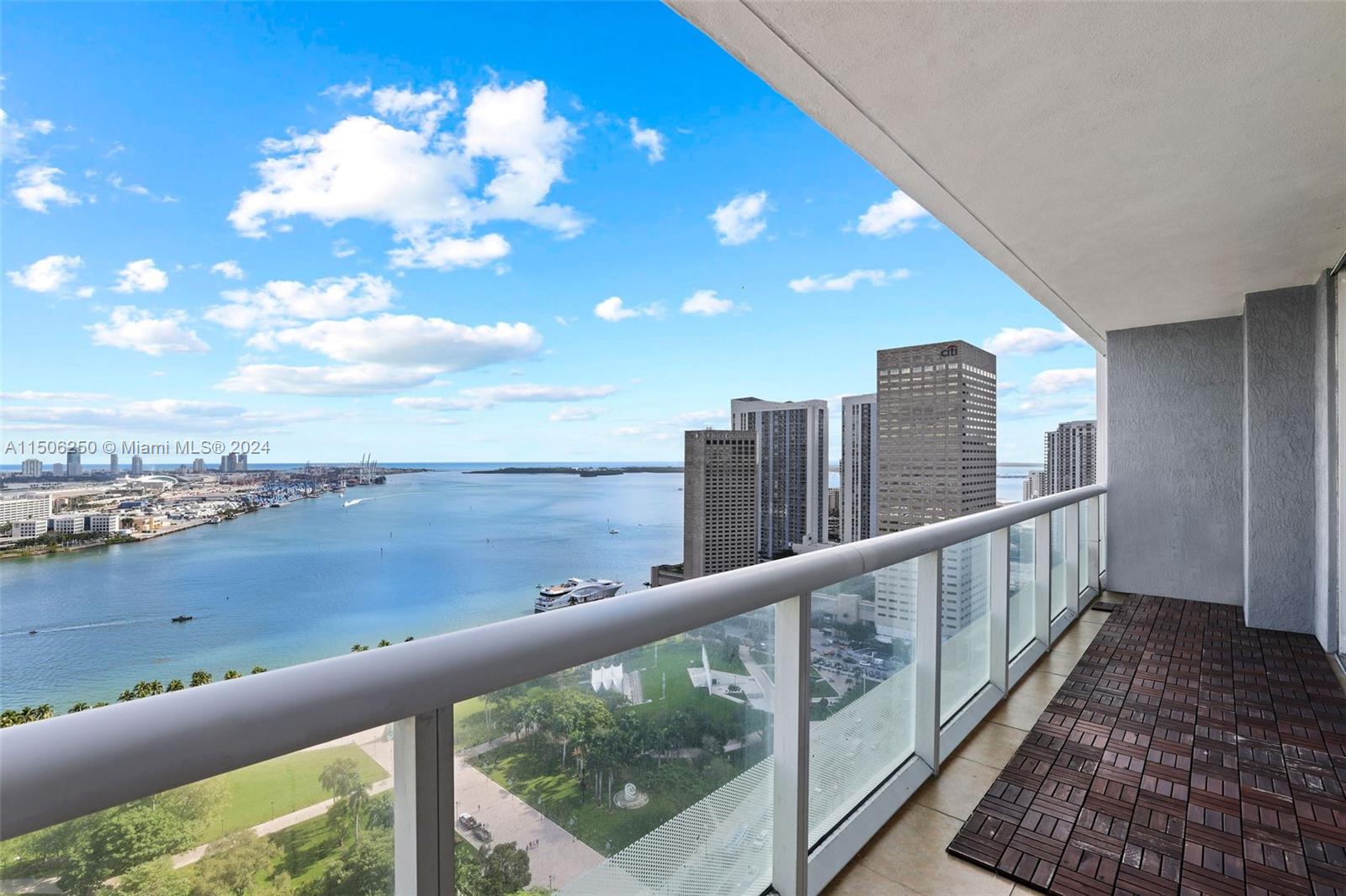 50 Biscayne Boulevard, Unit 3102 Miami, FL 33132 - Photo 32 of 43 a view of balcony with city view