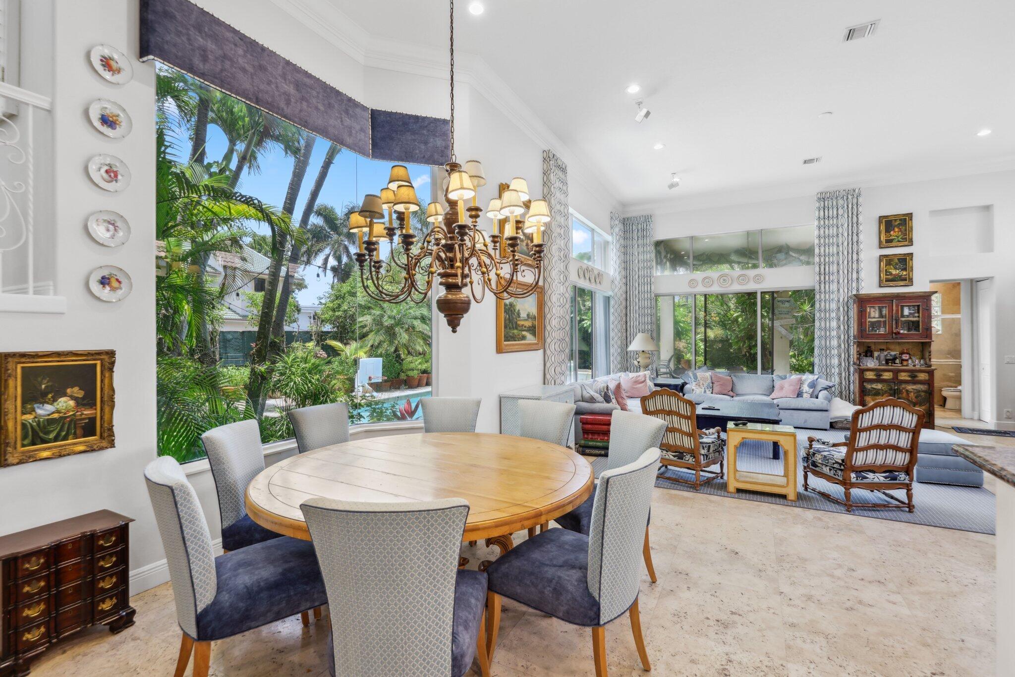 1018 Grand Court Highland Beach, FL 33487 - Photo 15 of 70 a view of a dining room with furniture window and outside view