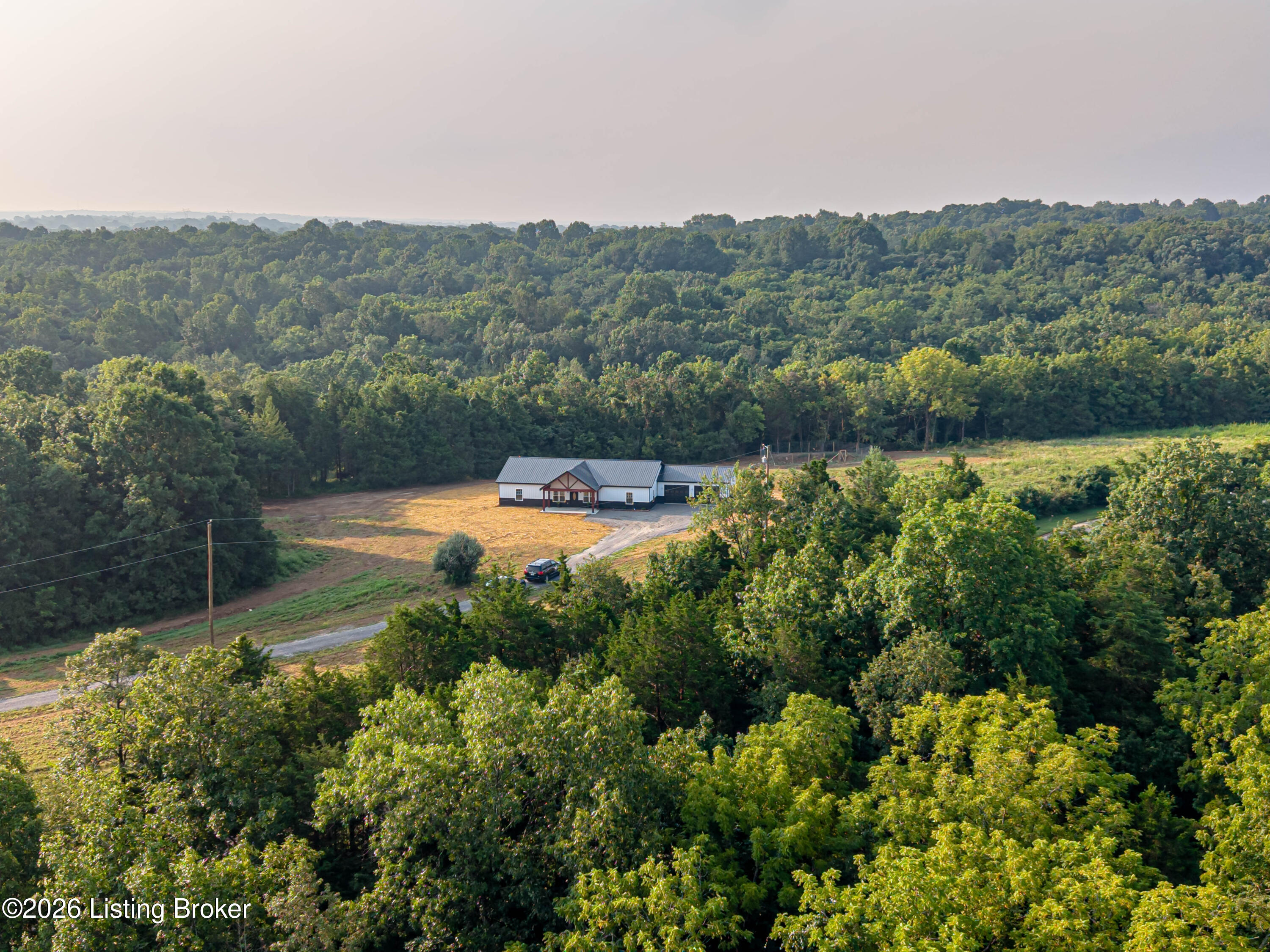 2131 Hickory Corner Road Pleasureville, KY 40057 - Photo 7 of 59 43_Aerial_Land_View_Angle7