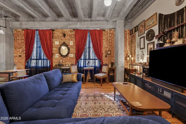 a bathroom with a glass door shower