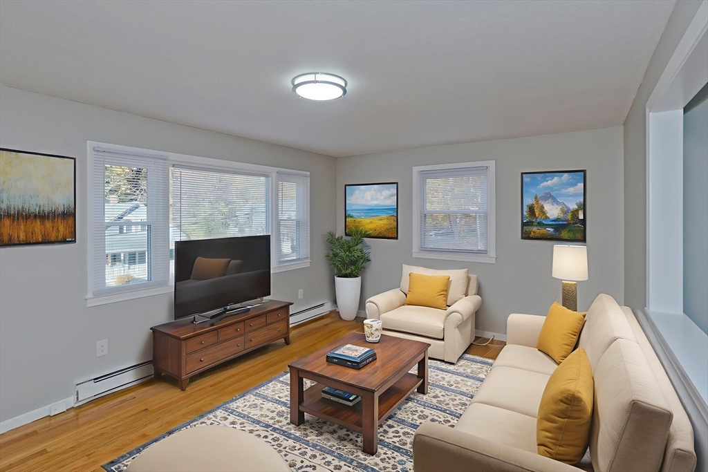 35 Ludlow Road South Hadley, MA 01075 - Photo 14 of 34 a living room with furniture a flat screen tv and a window
