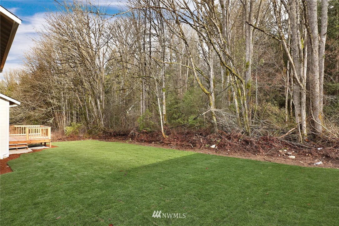 319 Whitetail Loop Blaine, WA 98230 - Photo 40 of 40 a backyard of a house with lots of green space