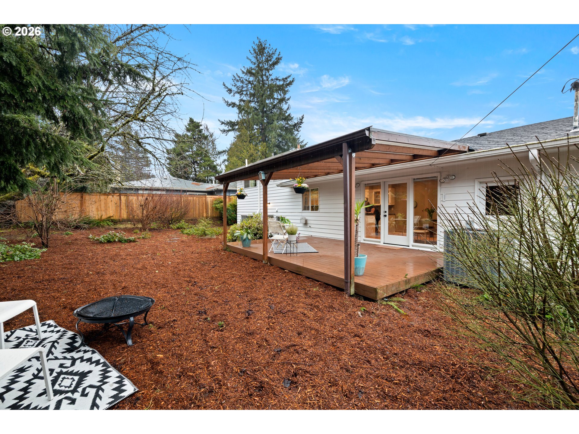 1744 Northeast 153rd Place Portland, OR 97230 - Photo 26 of 33 a view of a backyard of the house