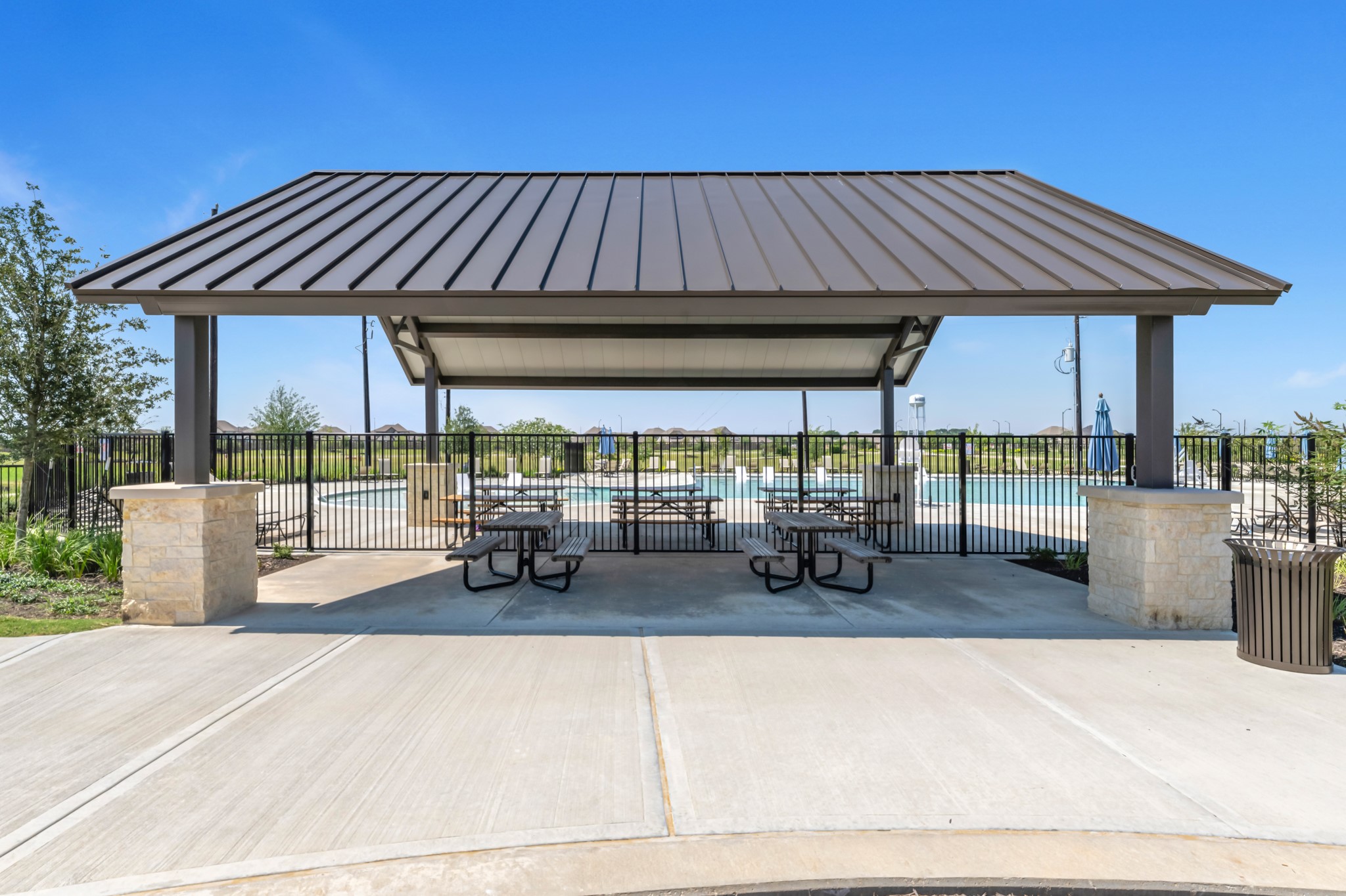 405 Hampton Edge Lane Waller, TX 77484 - Photo 42 of 45 an outdoor space with seating and a patio