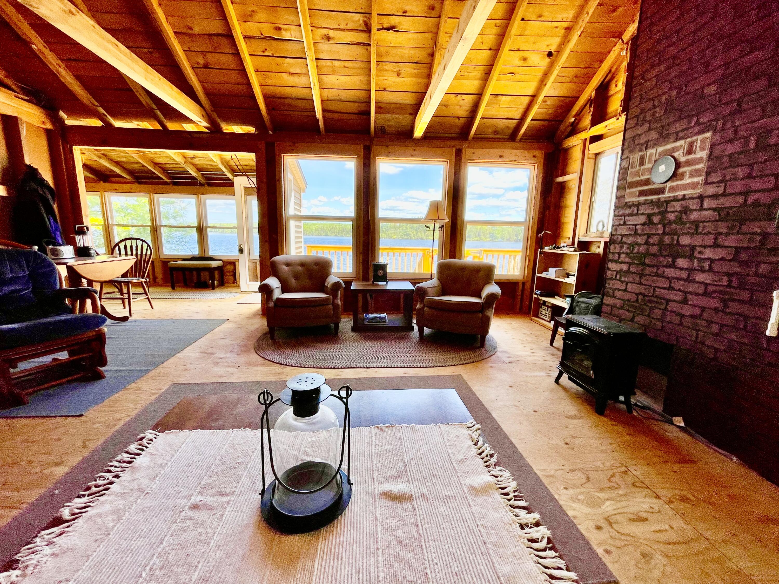 42 South Shore Rd Lake View Milo, ME 04463 - Photo 45 of 118 Huge Living Room