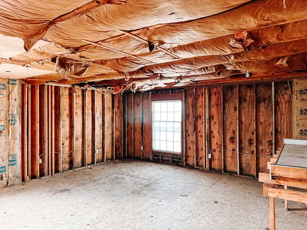 a view of storage and utility room