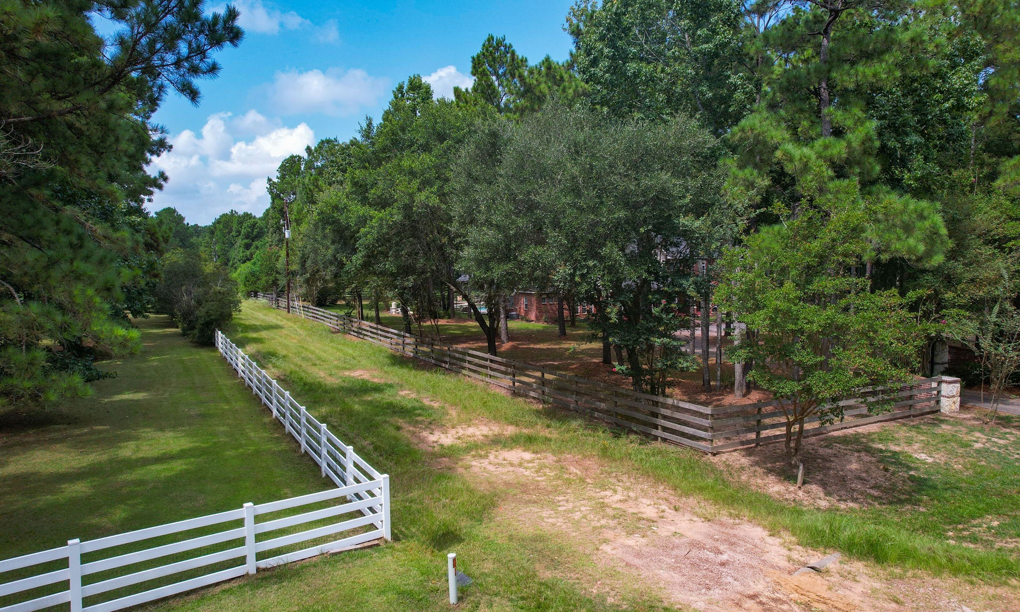 0 Whispering Meadow Magnolia, TX 77355 - Photo 2 of 14 a view of a tennis ground with large trees