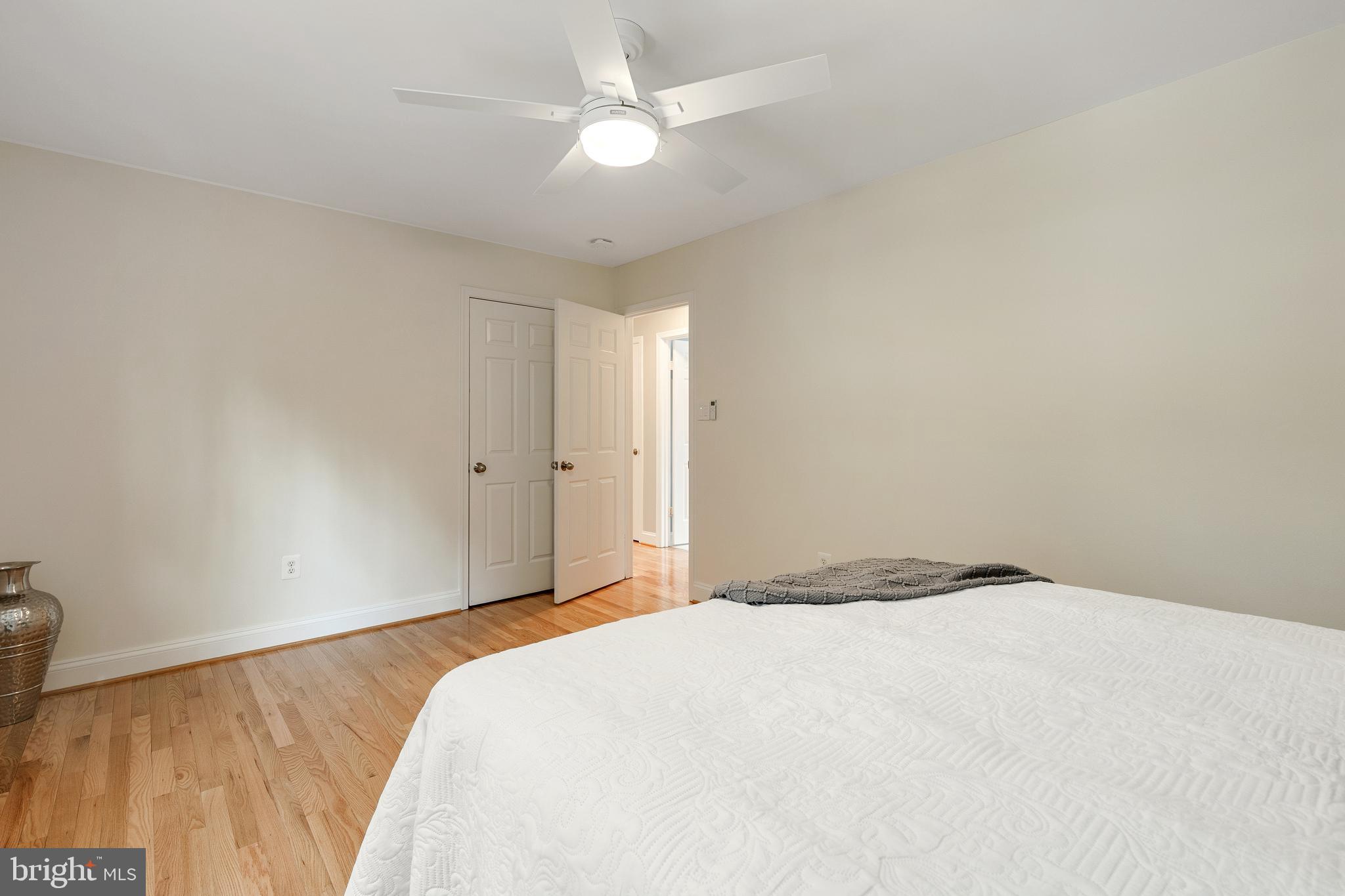 6443 Linway Terrace McLean, VA 22101 - Photo 26 of 53 a bedroom with a bed and a ceiling fan