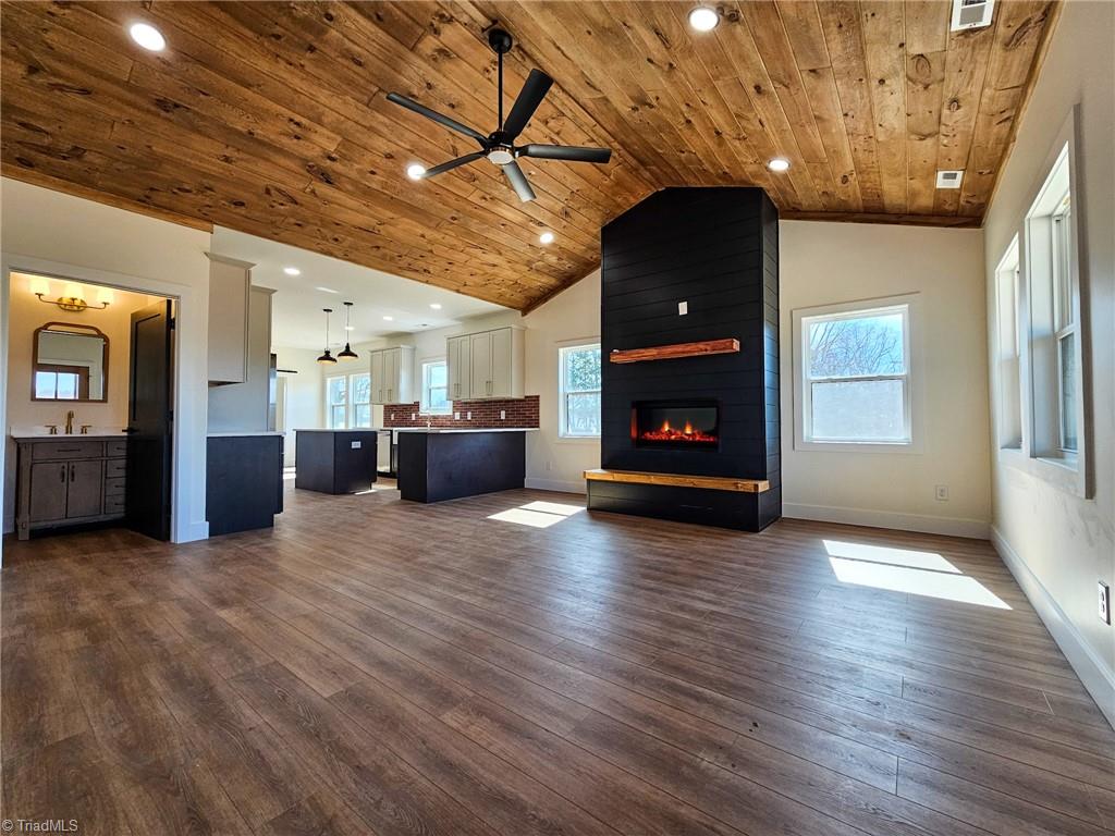 231 Viewmont Lane Ronda, NC 28670 - Photo 5 of 31 Fireplace!