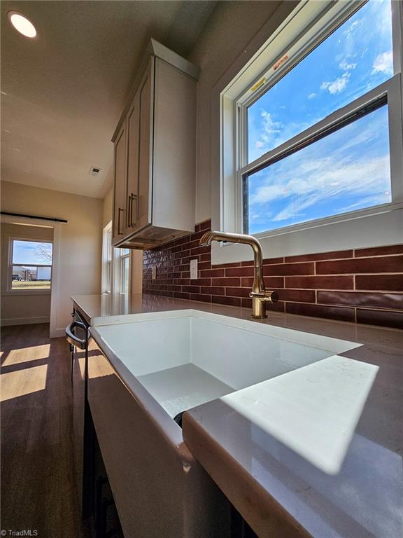 231 Viewmont Lane Ronda, NC 28670 - Photo 10 of 31 Farm house sink, w/ Delta Gold Faucet!