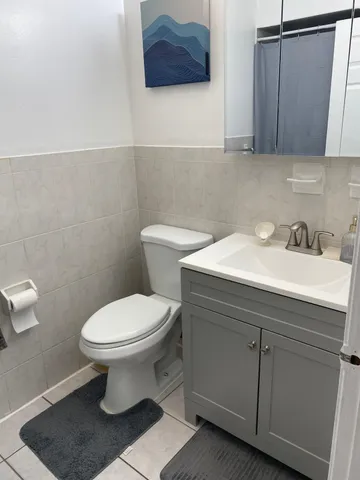 a bathroom with a sink and a toilet