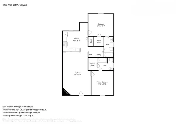$1,295 | 1289 Knoll Court Northwest, Conyers, GA 30012