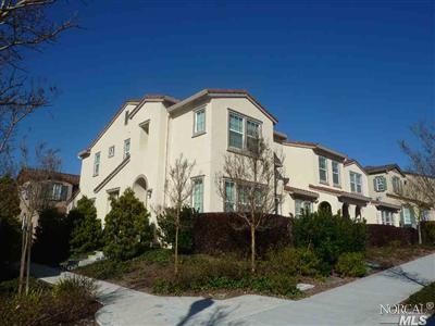 a front view of a multi story building