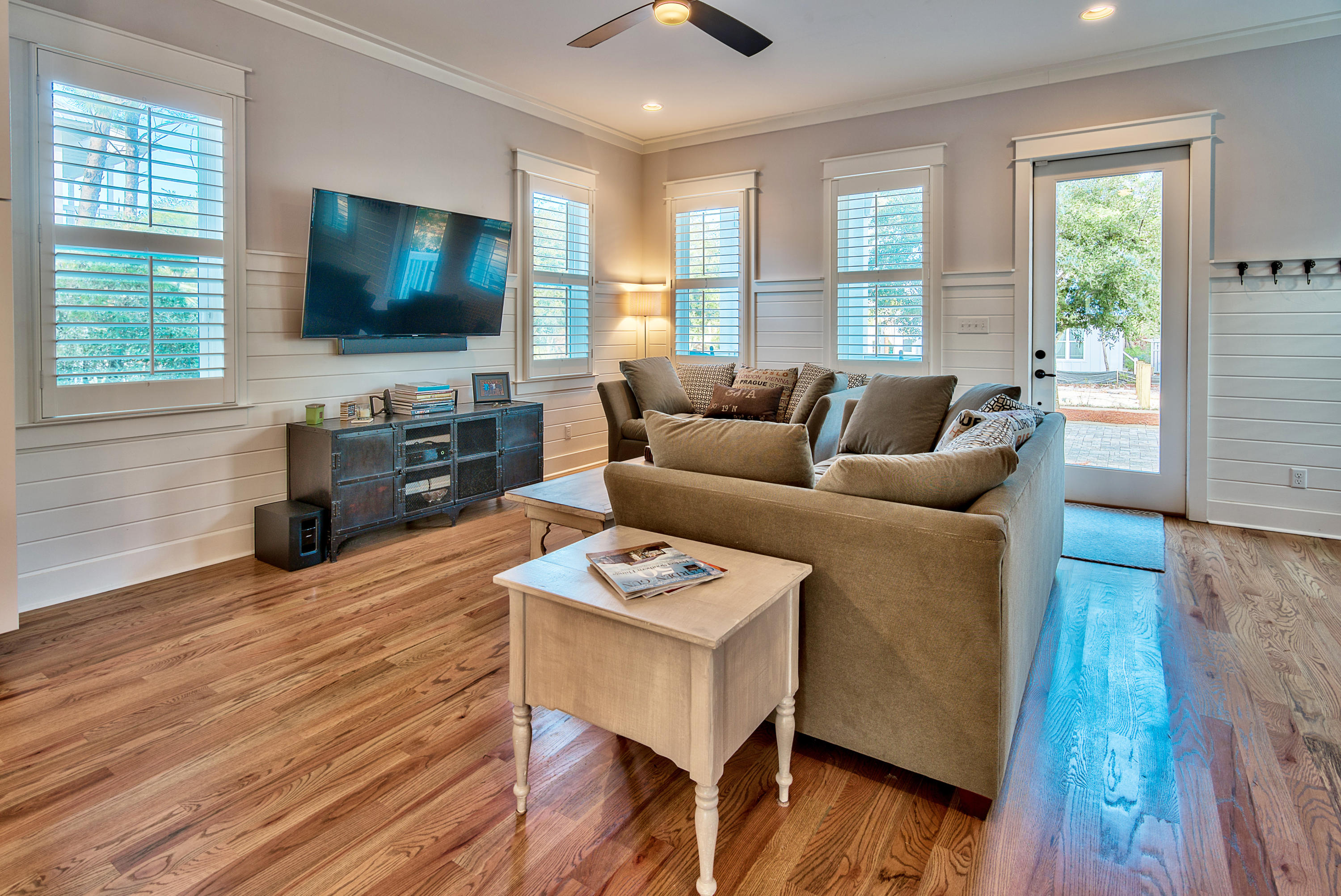 19 Dune Ridge Road Santa Rosa Beach, FL 32459 - Photo 6 of 29 a living room with furniture and a flat screen tv