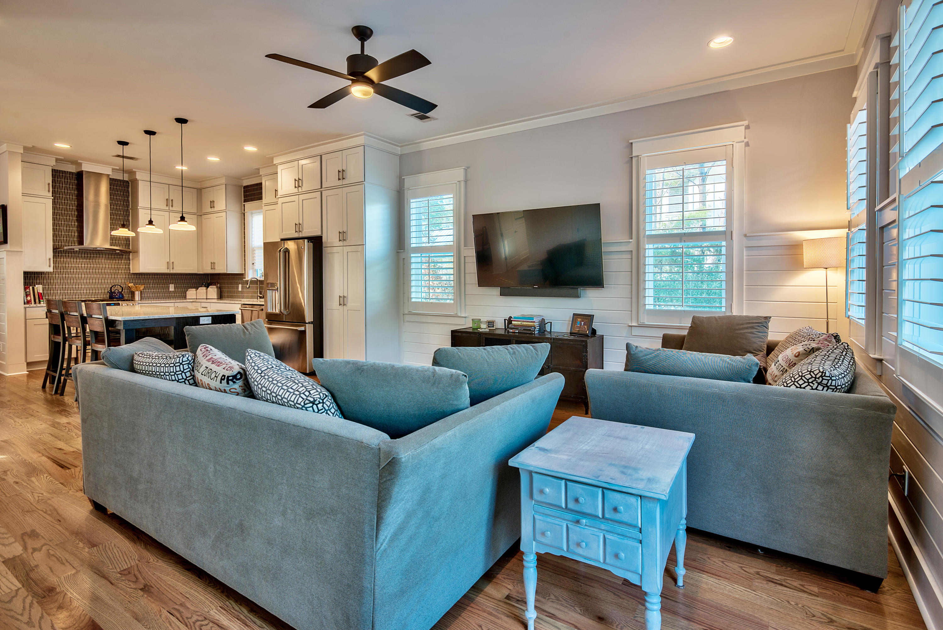 19 Dune Ridge Road Santa Rosa Beach, FL 32459 - Photo 8 of 29 a living room with furniture and a flat screen tv