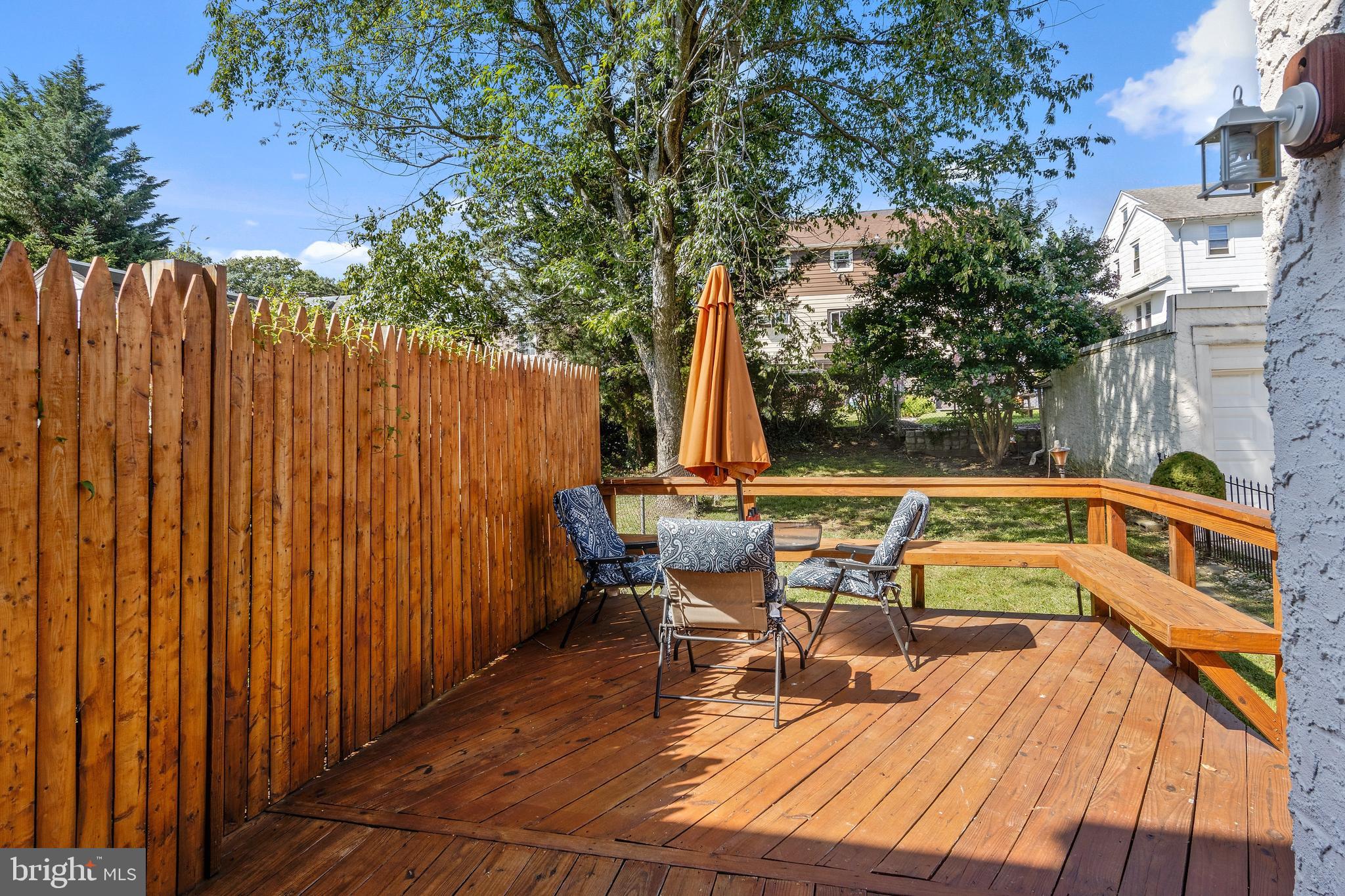 140 Woodbine Road Havertown, PA 19083 - Photo 14 of 26 Freshly stained wood deck