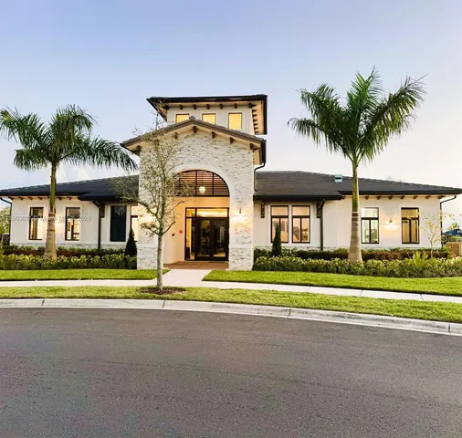 a view of an outdoor space with seating area