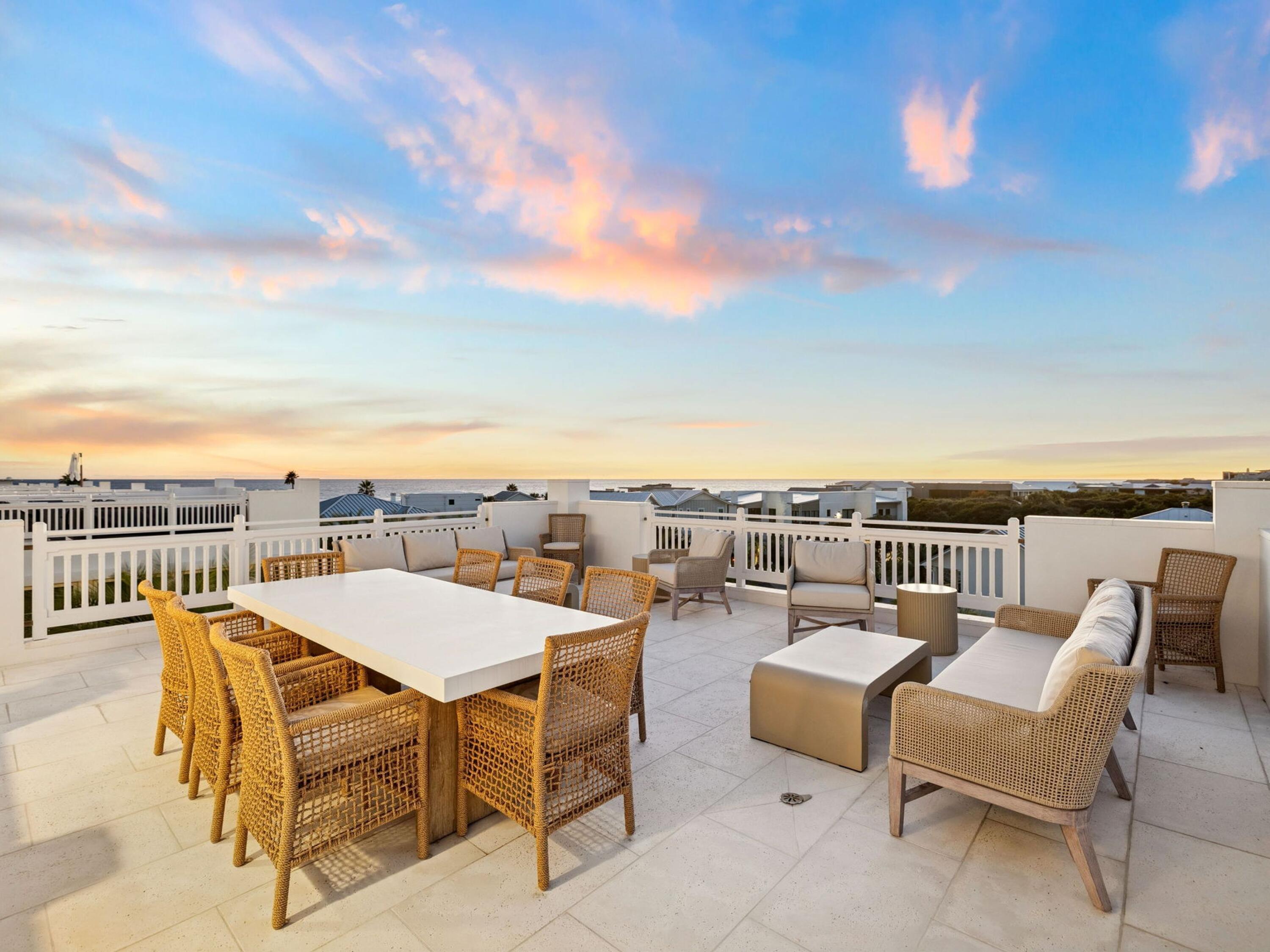67 Kaiya Beach Ln Inlet Beach, Unit A Inlet Beach, FL 32461 - Photo 22 of 27 a view of a terrace with furniture