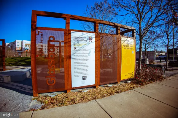 a view of a pathway of a building