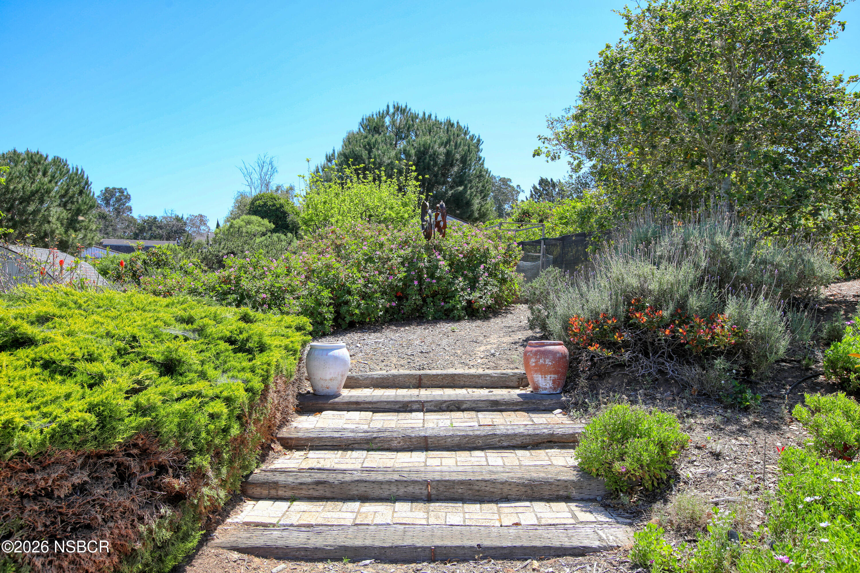 435-433 Eucalyptus Road, Unit 435433 Nipomo, CA 93444 - Photo 52 of 78 Stairs to Garden Beds & Trees