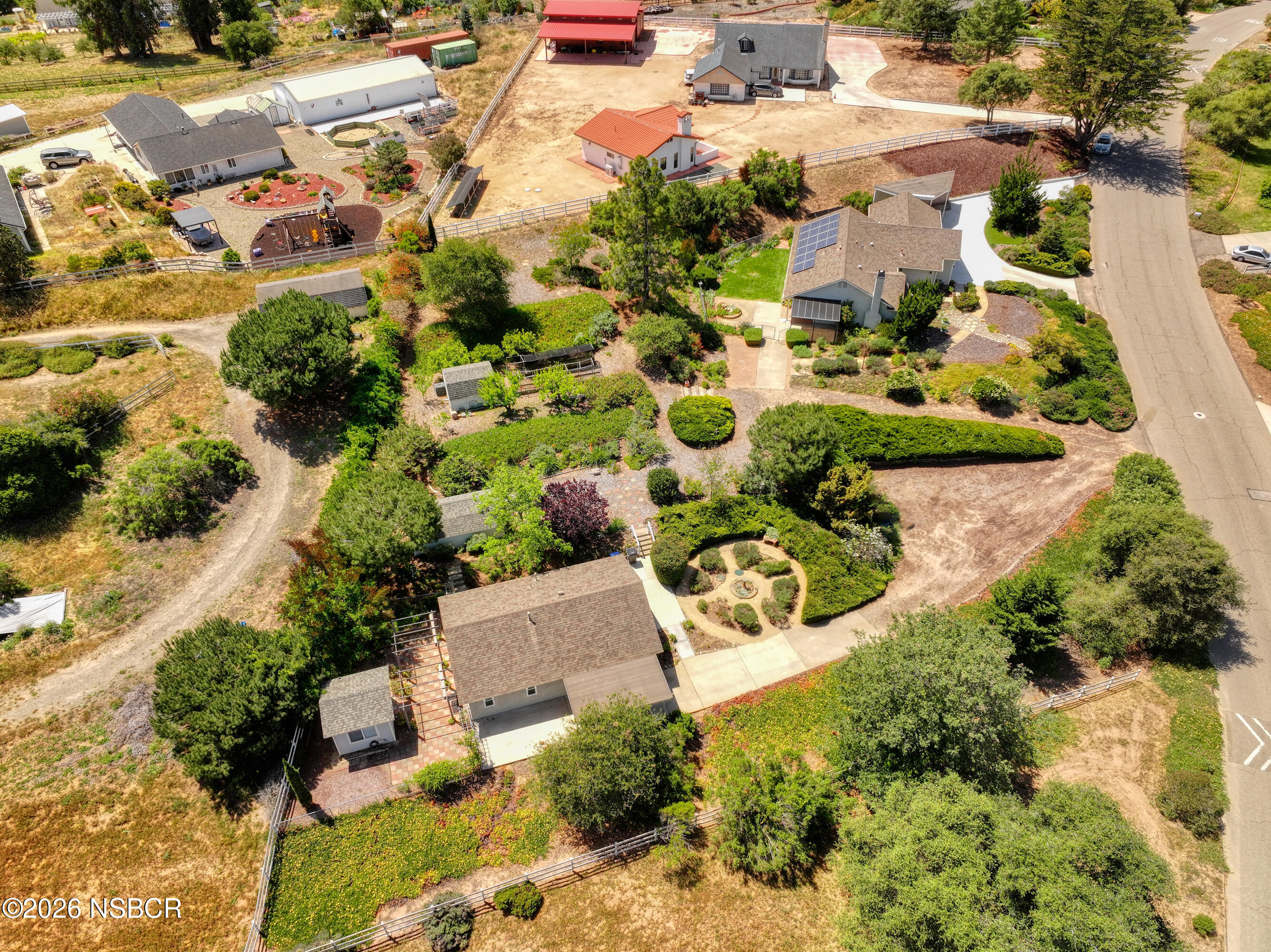 435-433 Eucalyptus Road, Unit 435433 Nipomo, CA 93444 - Photo 75 of 78 an aerial view of residential house with outdoor space