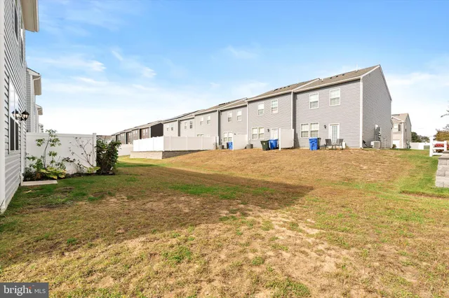 a view of an ocean with a big yard