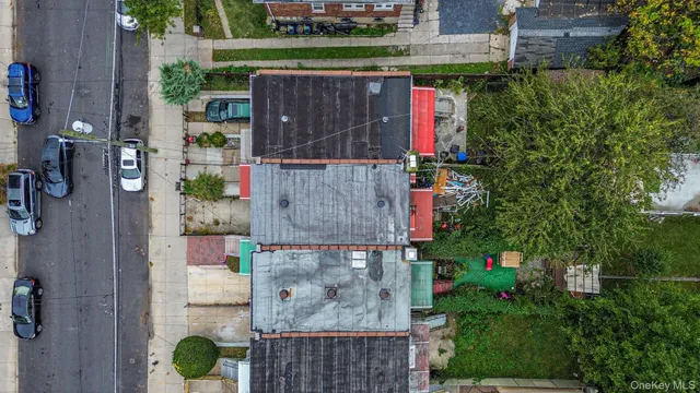 a building with an outdoor space