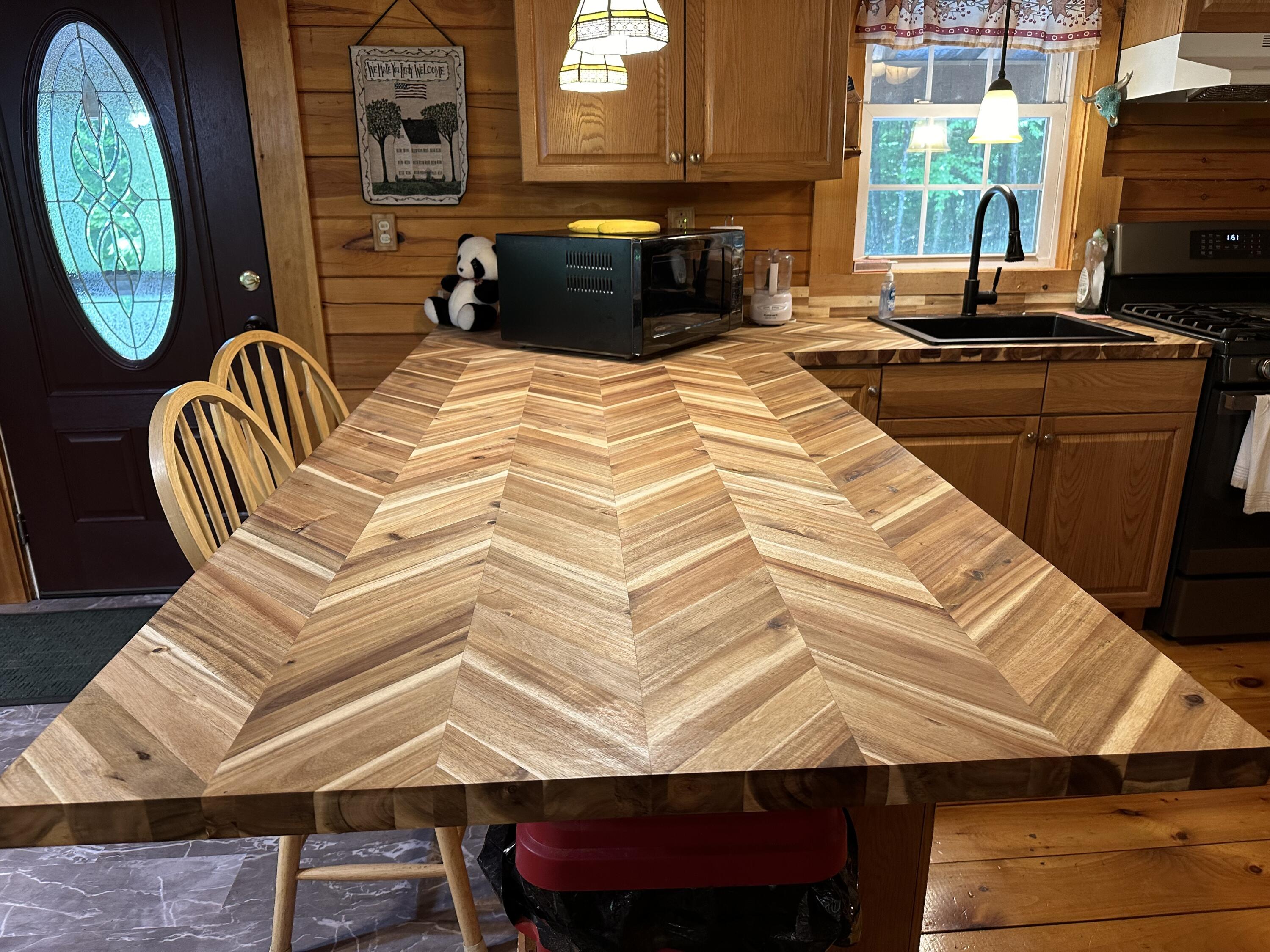 120 Sunset Ridge Road Sebec, ME 04481 - Photo 10 of 39 new butcher block counter top