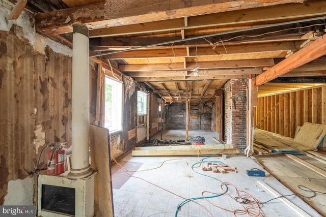 a view of a balcony with couch