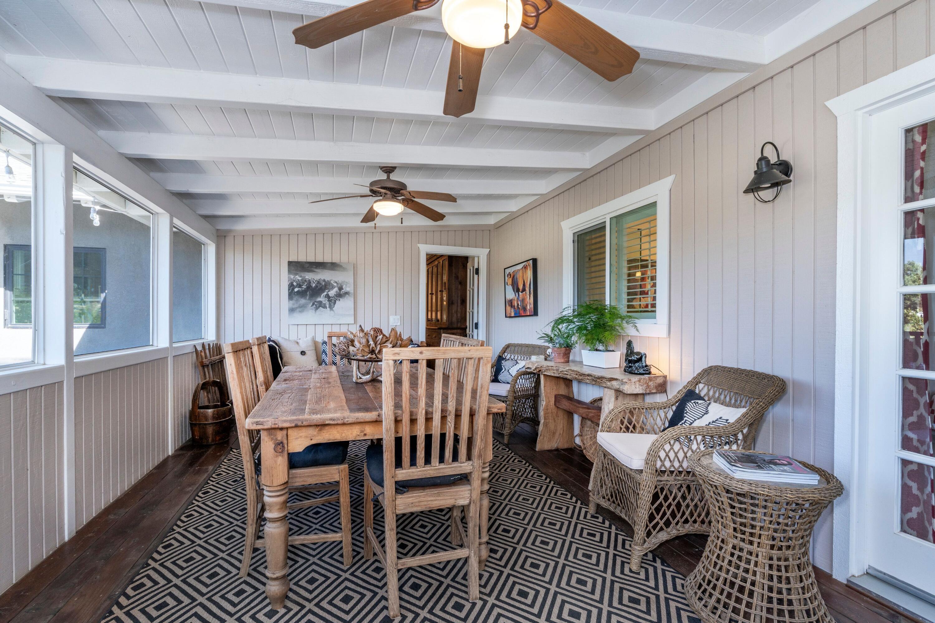 2921 Ontiveros Road Santa Ynez, CA 93460 - Photo 22 of 83 a view of a dining room with furniture