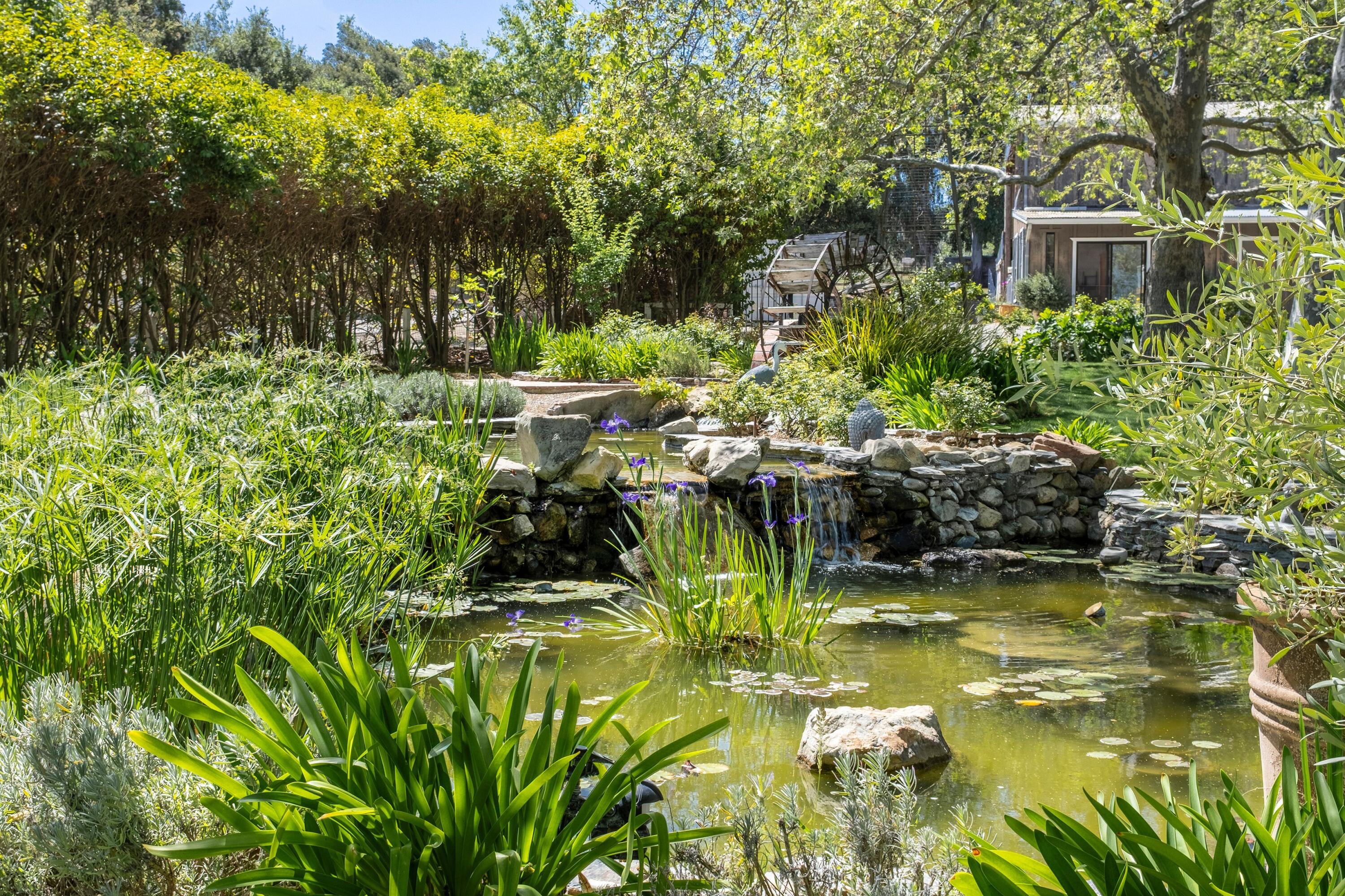 2921 Ontiveros Road Santa Ynez, CA 93460 - Photo 32 of 83 a view of swimming pool with a garden