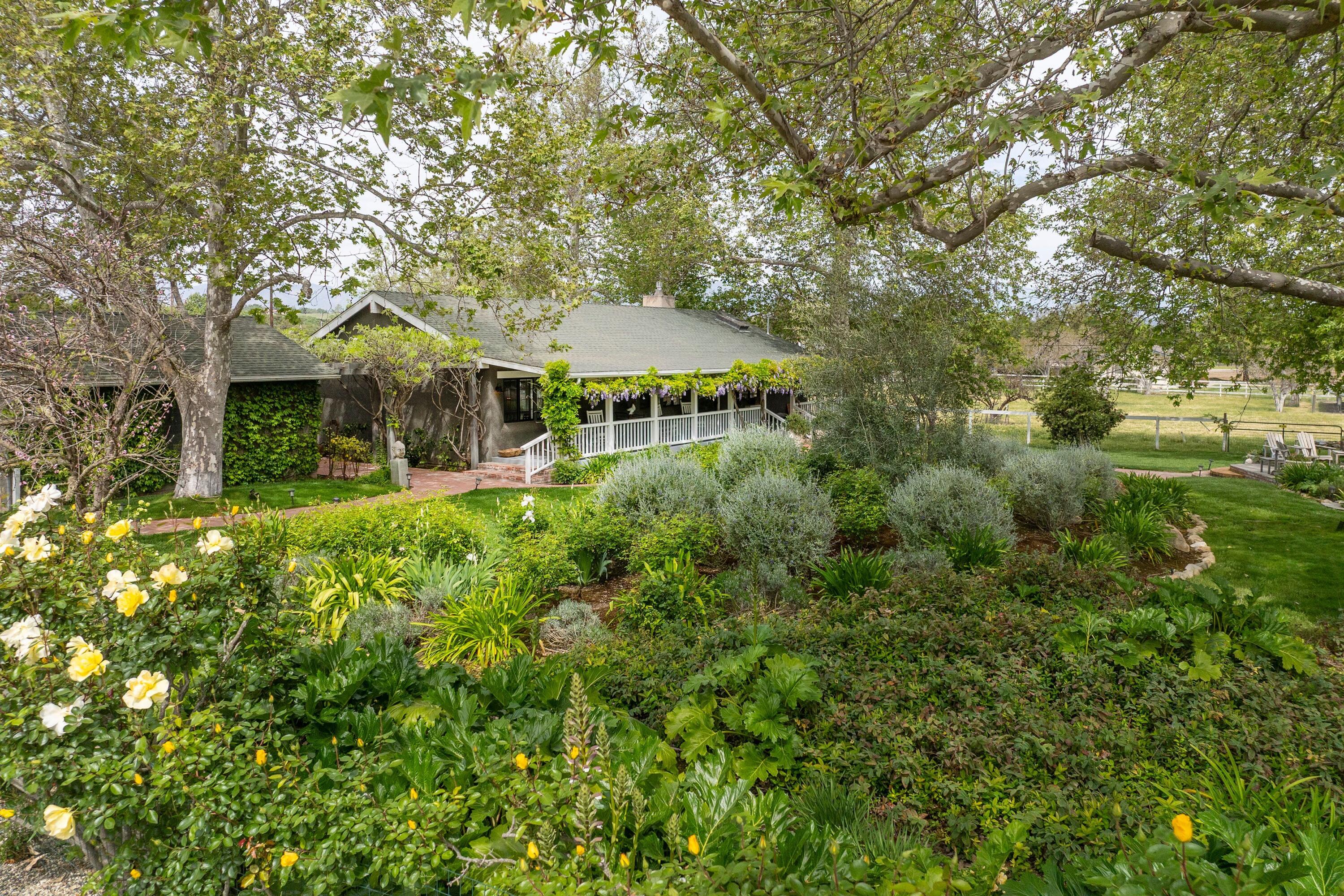 2921 Ontiveros Road Santa Ynez, CA 93460 - Photo 73 of 83 a front view of a house with yard and green space
