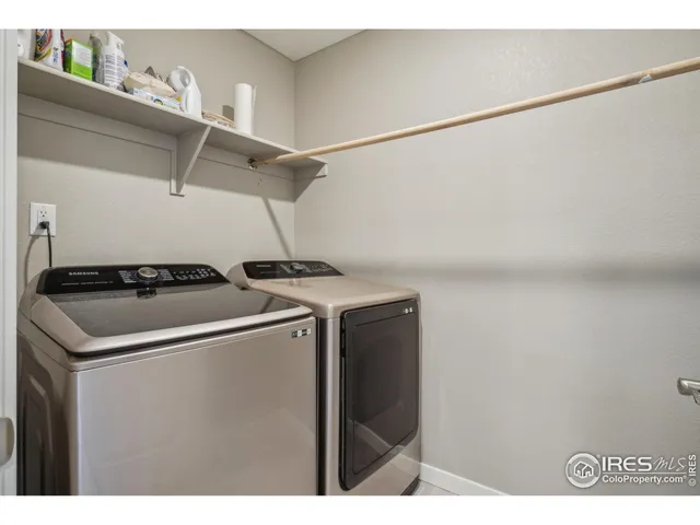 a close view of utility room